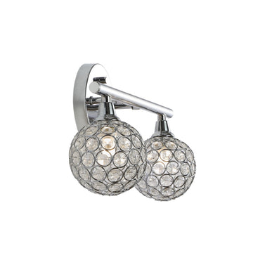 Maeve Iron/Glass Contemporary Glam LED Vanity Light - JONATHAN Y